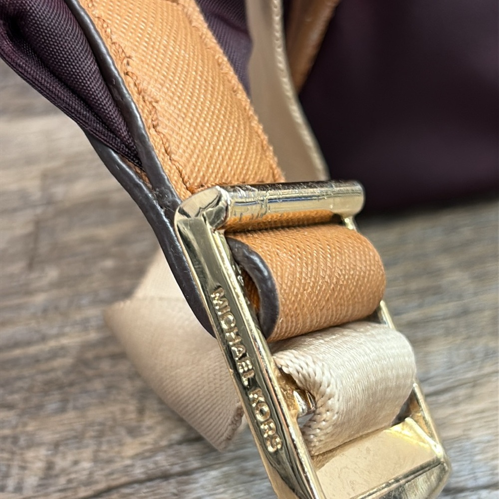 Michael Kors Nylon and Leather Trim Backpack - Picture 12 of 14